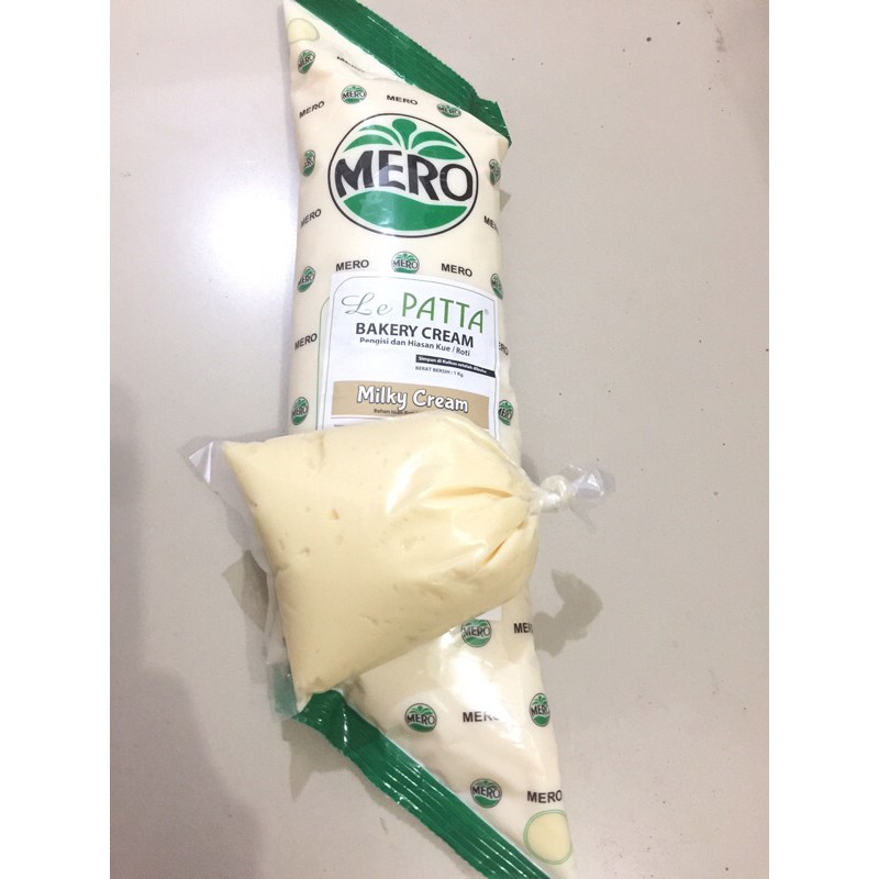 Mero Lepatta Bakery Cream Milky cream Filling Topping repack 250gr