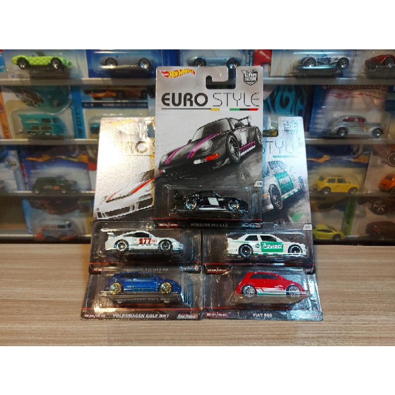 HOT WHEELS EURO STYLE SET ( 5 PCS )