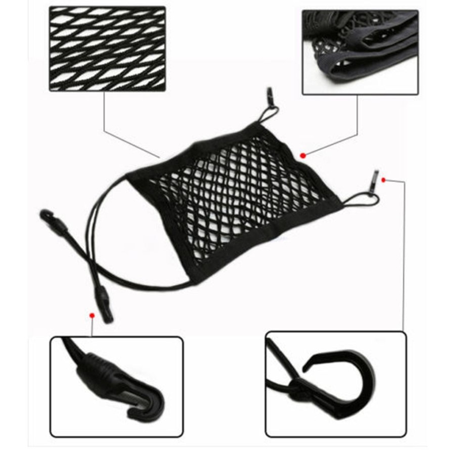 Universal Elastic Mesh Net Trunk Bag