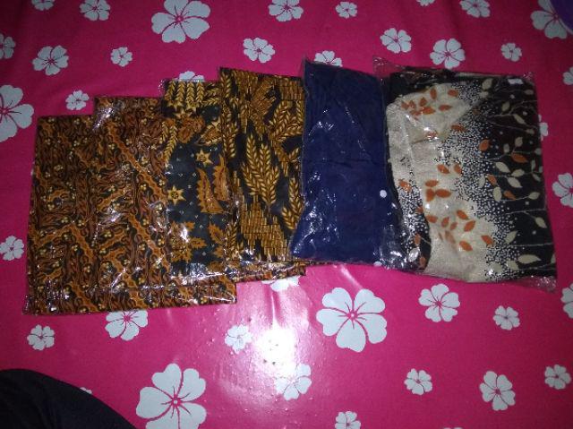 Dea Batik Hrb026 Kenongo Hem Pendek Padi Pekalongan M L Xl Batik Pria Murah Modern Grosir