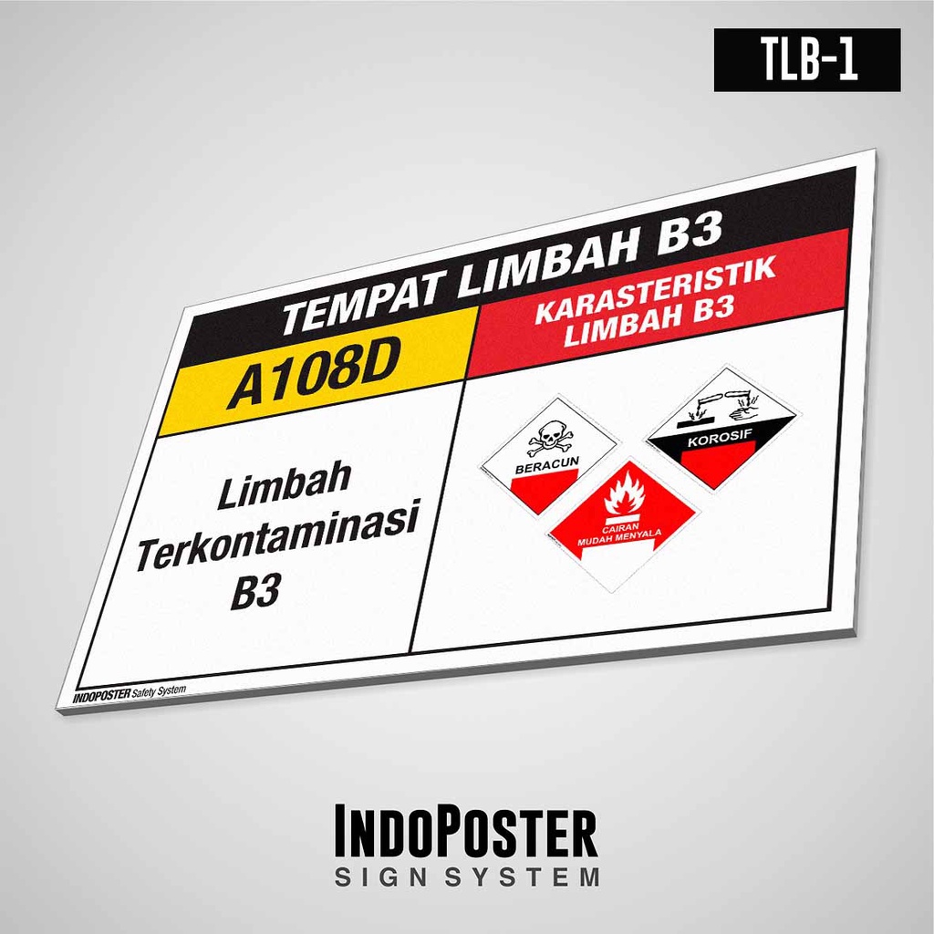 

Safety Sign Rambu K3 PVC Tempat Limbah B3