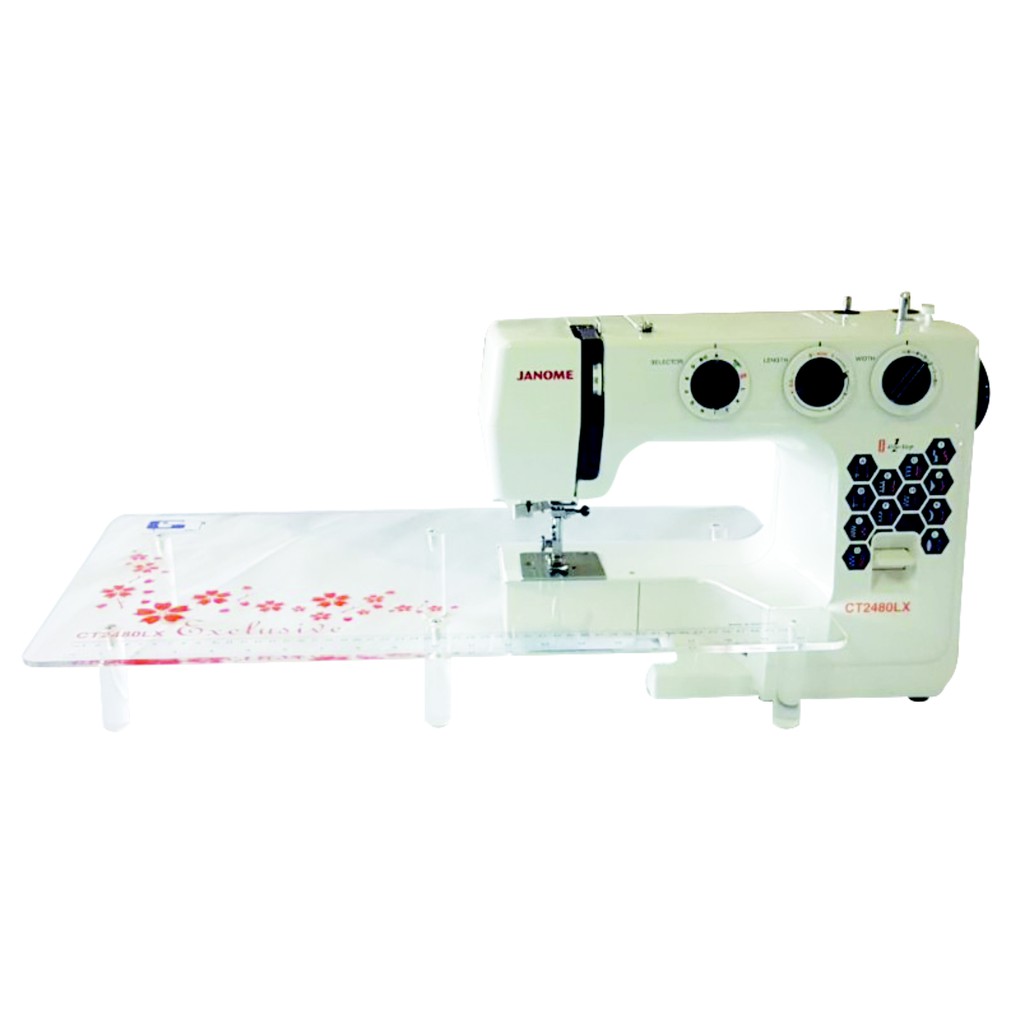 Mesin Jahit Janome ct2480lx paket Dengan Meja Extention quilting