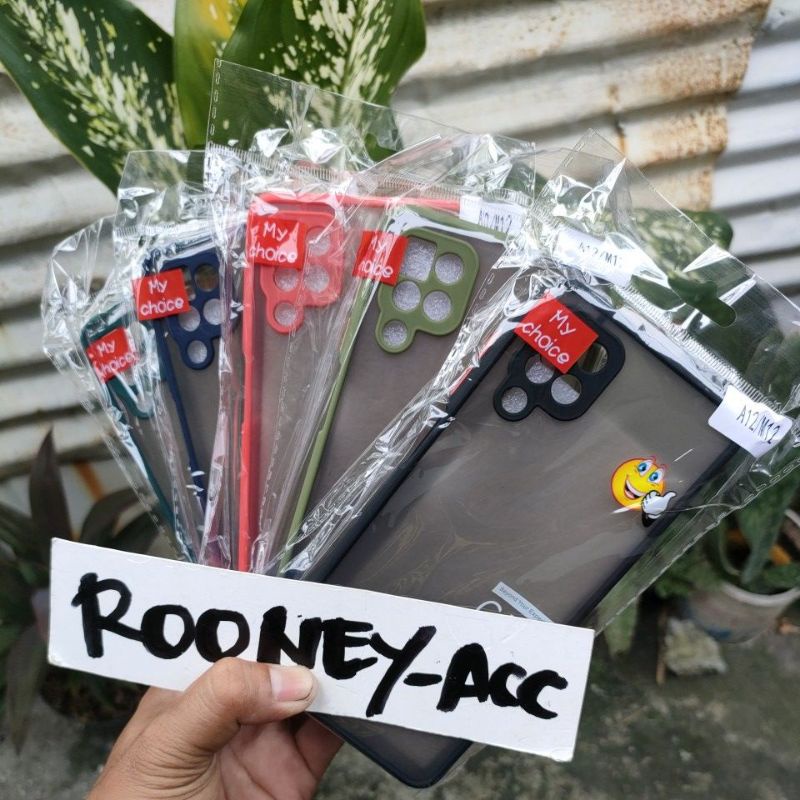 CASE AERO MY CHOICE RING SAMSUNG A12 M12 NEW SILIKON SILICON CASE PELINDUNG HP SAMSUNG A12 NEW M12 N