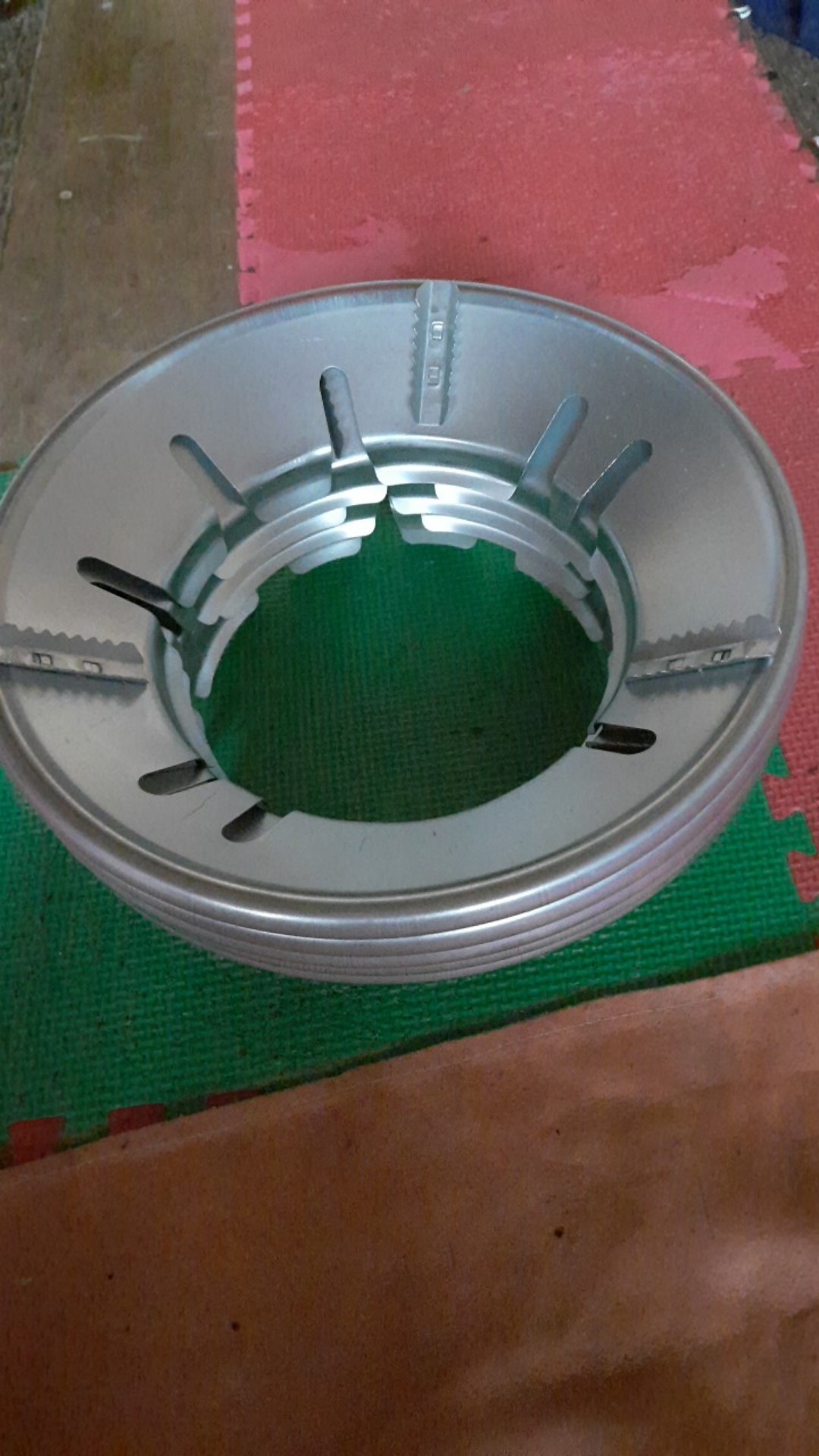 Tatakan Kompor Gas / Alas Kompor Gas Stainless Steel Model Bulat