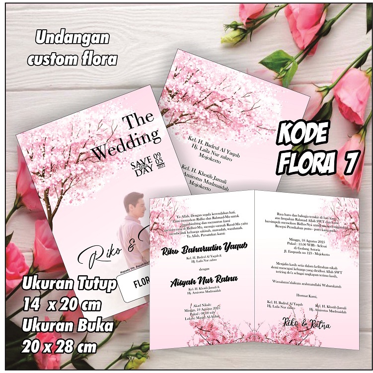 

UNDANGAN PERNIKAHAN FLORA 7