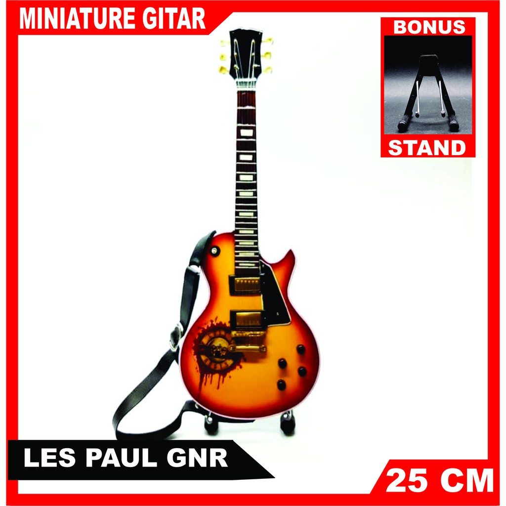 miniatur gitar gibson Miniatur gitar les paul guns n roses miniatur gitar slash Miniatur gitar plus 