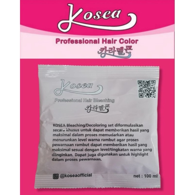 KOSEA Profesional Hair Bleaching 100ml ( BLEACHING RAMBUT)