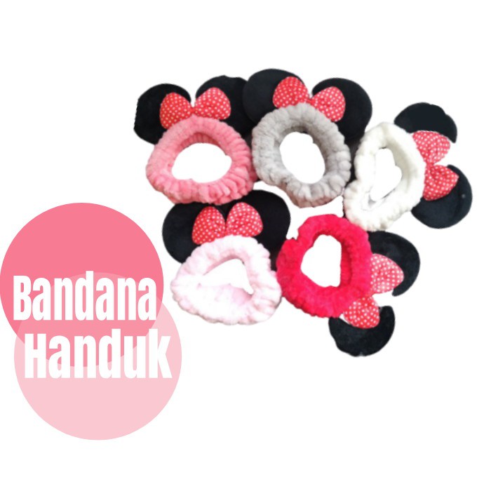 |AC|Bandana Motif Mickey Bahan Handuk