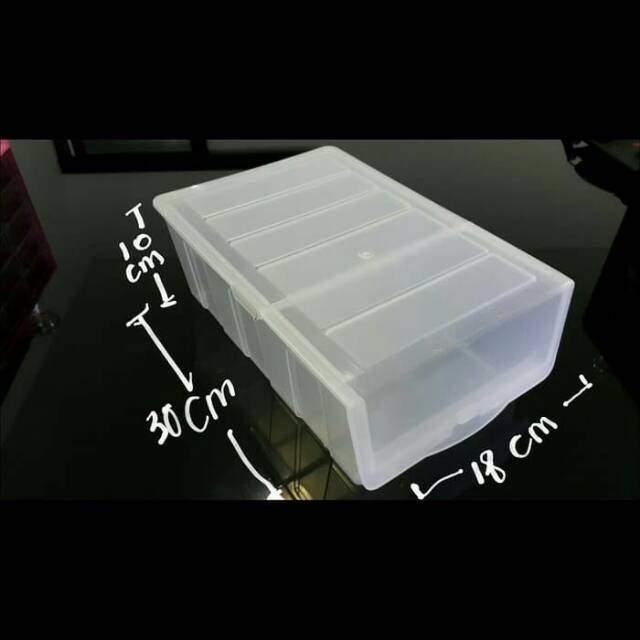 Organizer box per 3pcs bahan plastik berkualitas untuk simpan barang multifungsi bisa ditumpuk