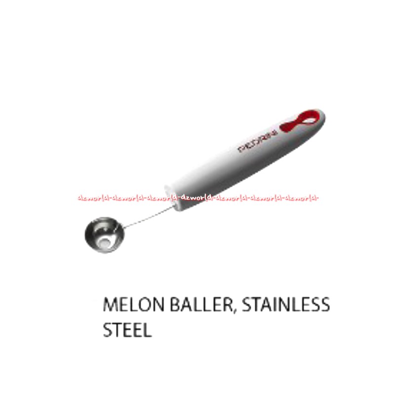 Pedrini Melon Watermelon Baller Stainless Stell Alat Keruk Bulat Mellon Semangka Pepaya Bentuk Bulat