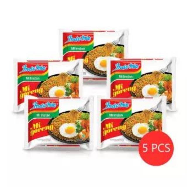 5 PCS INDOMIE GORENG 80GR