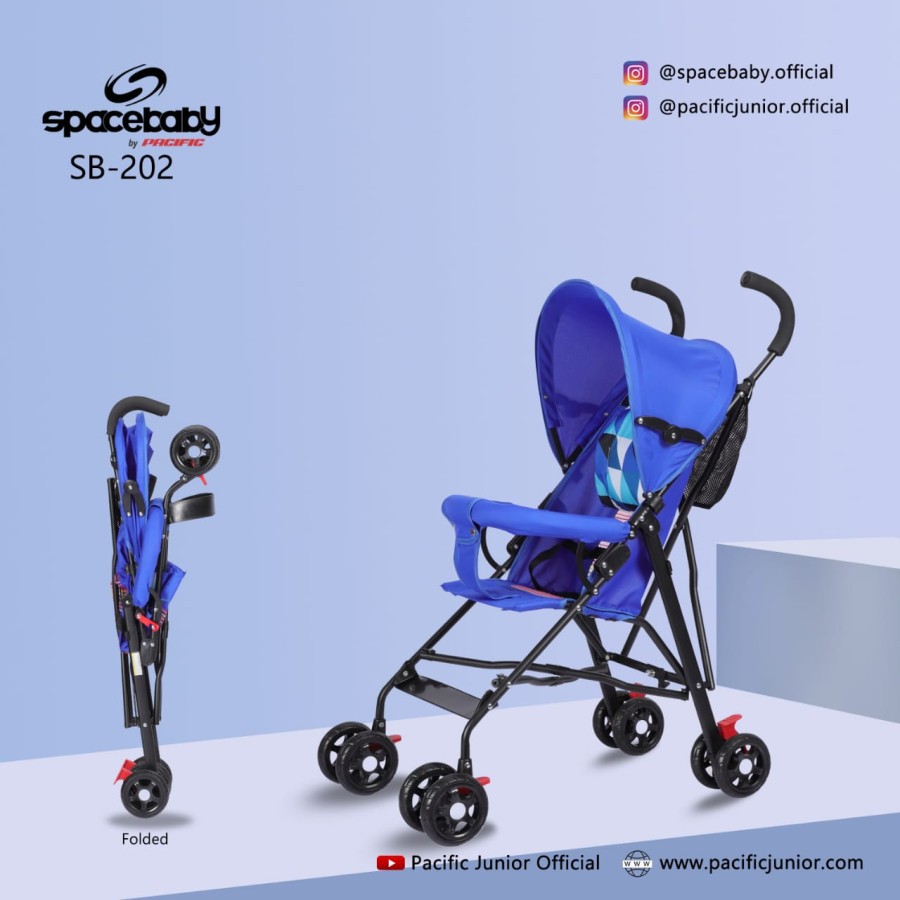 SPACEBABY Stroller SB 202 SB 208 Kereta Dorong Bayi SPACE BABY SB 202 SB 208