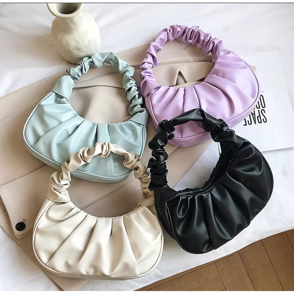 Terlaris!! Clara Shoulder Bag Tas Kerut | Tas Selempang Wanita / Totebag Wanita / Tas Kerut