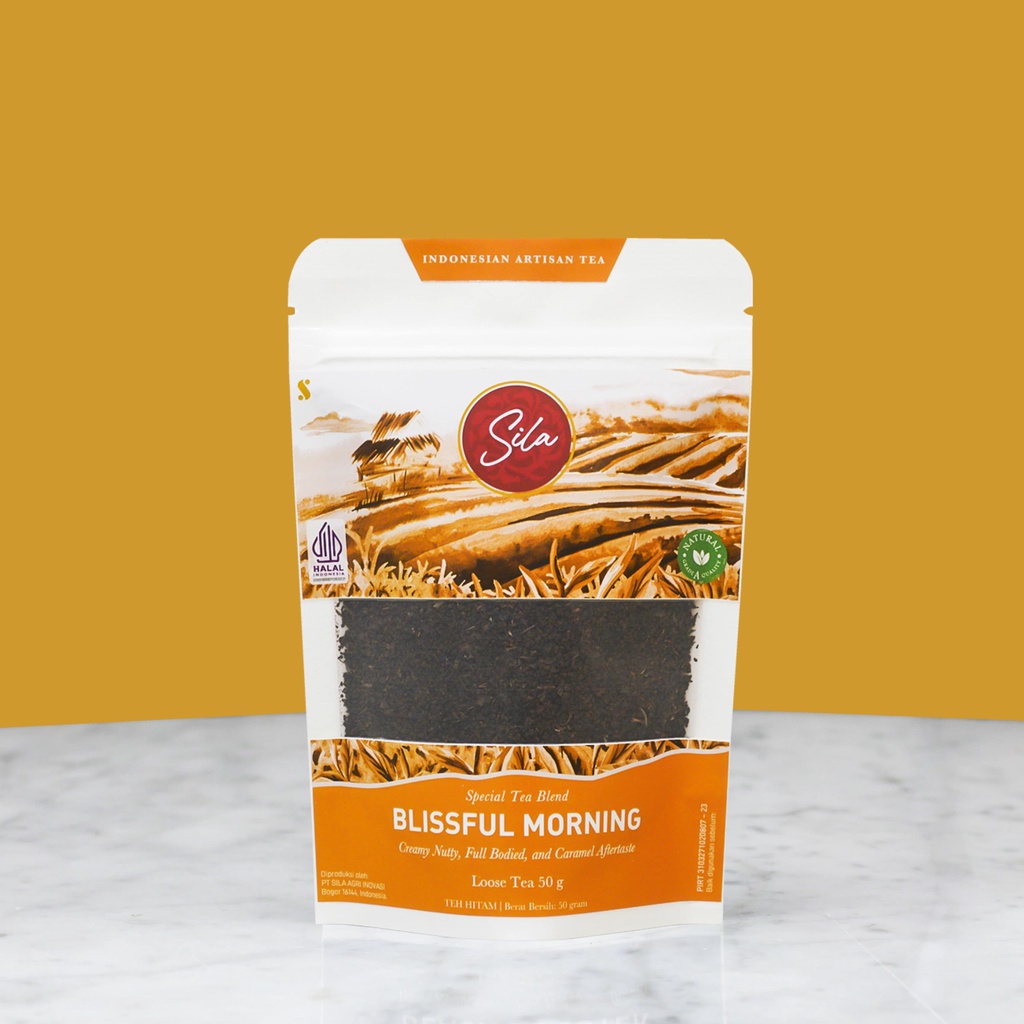 

Specialty Tea - Blissful Morning - White Kraft Loose 50gr - Teh Premium - Black Tea