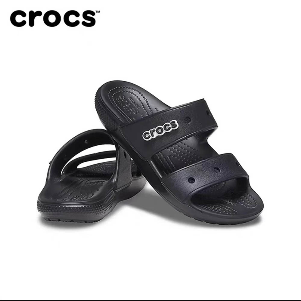 Sandal Crocs Classic Two - Strap Slide  Crocs Sandal Pria dan Wanita Anti Air