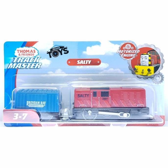 DIECAST THOMAS & FRIENDS TRACKMASTER MOTORIZED ENGINE GINA HIRO SALTY MERLIN TERBAIK