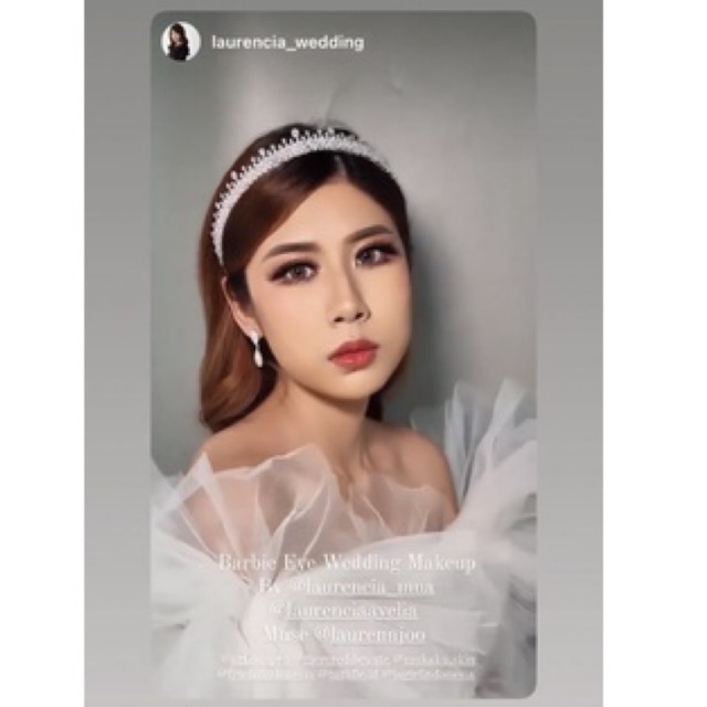 𝙏𝙪𝙩𝙪𝙡𝙡𝙚 Bloomy Ruffle Tile Set / Ruffle Makeup / Ruffle MUA / Kimono Makeup / Kimono Pengantin