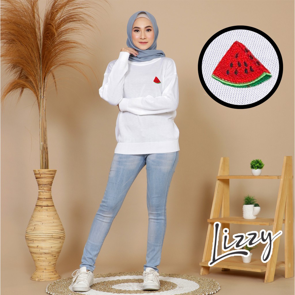 Lizzy - SWEATER OVERSIZE WATERMELON PREMIUM