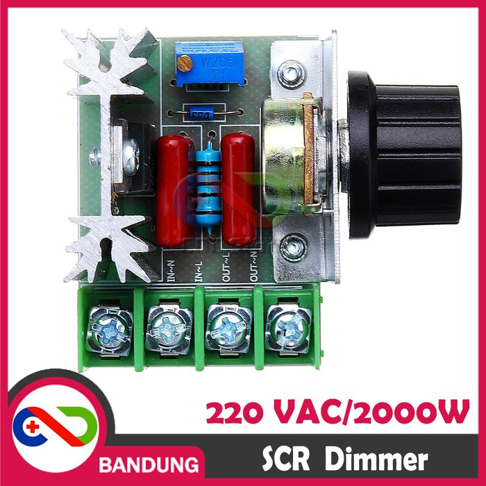 SCR 220 VAC 2000W DIMMER SPEED CONTROLLER MOTOR LAMPU