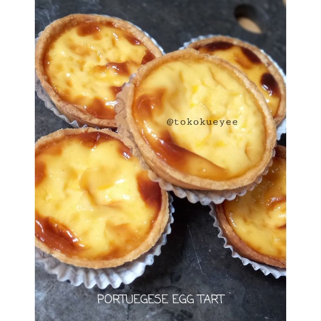 

PORTUEGESE EGG TART ISI 10 ENAK RENYAH DAN TEBAL HOMEMADE