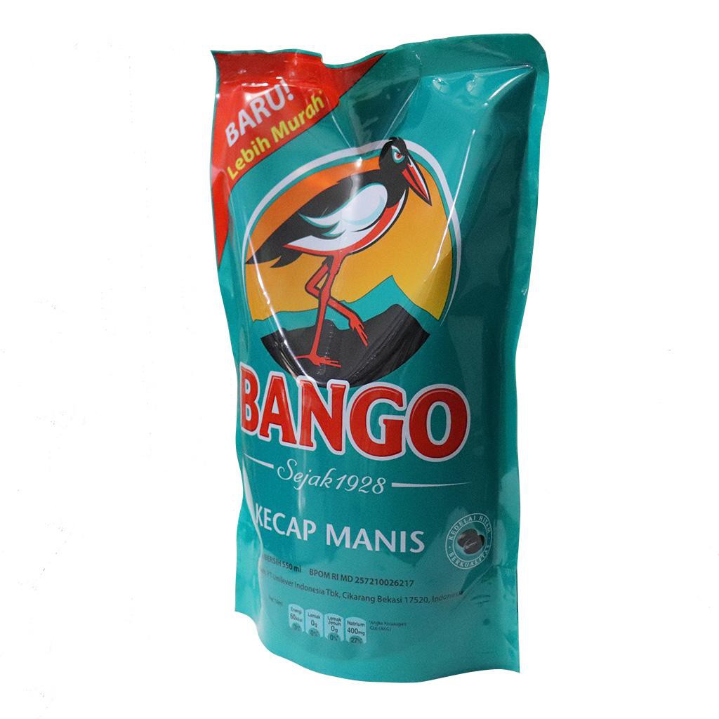 Bango Kecap Manis kemasan pouch  550 ML