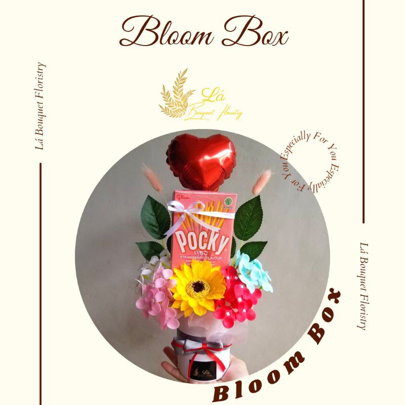 Bloom Box/ Soap Flower/ Round Box