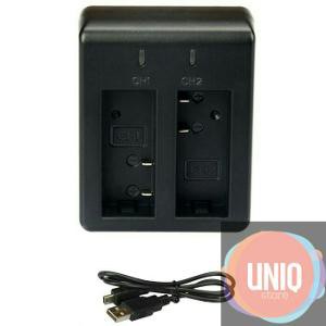 Dual battery charger action sport camera sjcam sj4000 sj5000 sj6000 kogan hunter dan cam lainnya