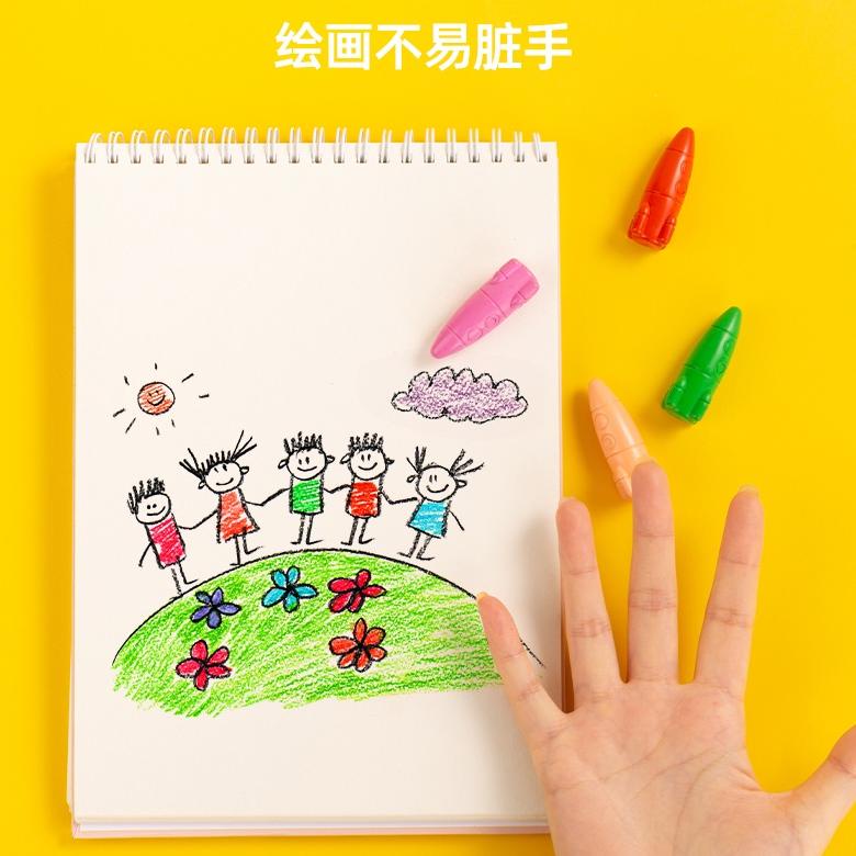 

GRATIS ONGKIR Deli Crayon Bentuk Roket Crayon Set Krayon Set 12 Warna Tangan Tidak Akan Kotor Krayon Oil Pastel (ART. X404)