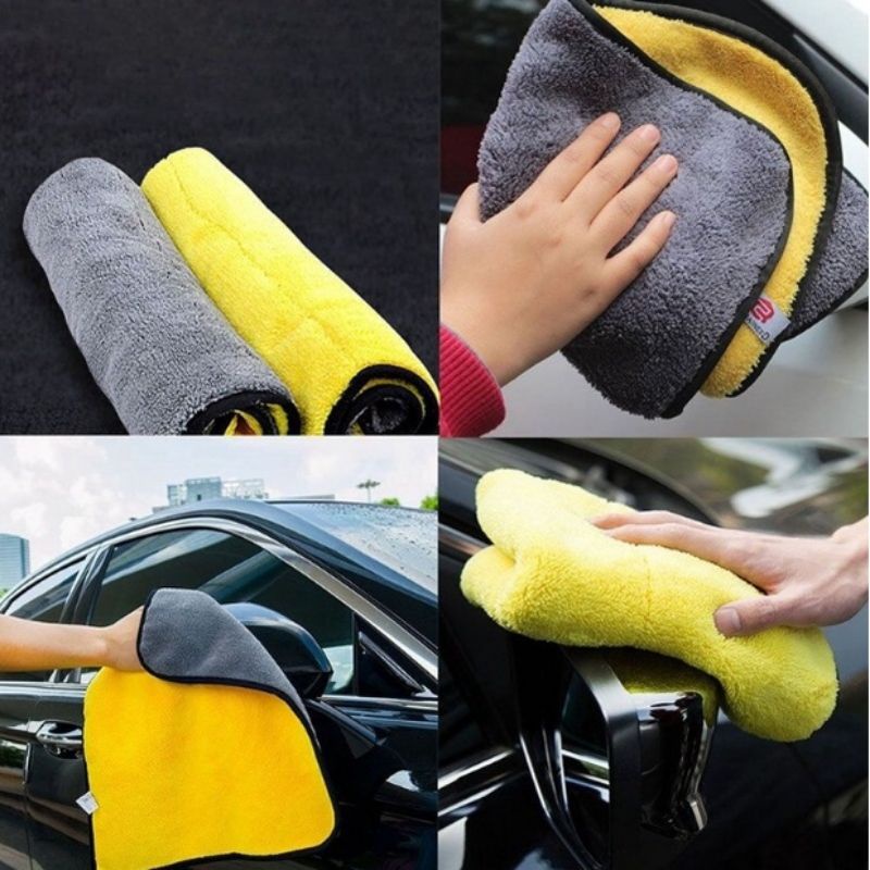 [COD] KAIN LAP MICROFIBER SERBAGUNA 25X25 150 GSM KAIN LAP PENGKILAP MOBIL &amp; MOTOR BY AUTO GLOW