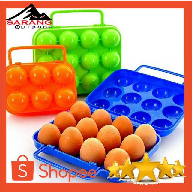 SARANG OUTDOOR.. tempat telor camping isi 12