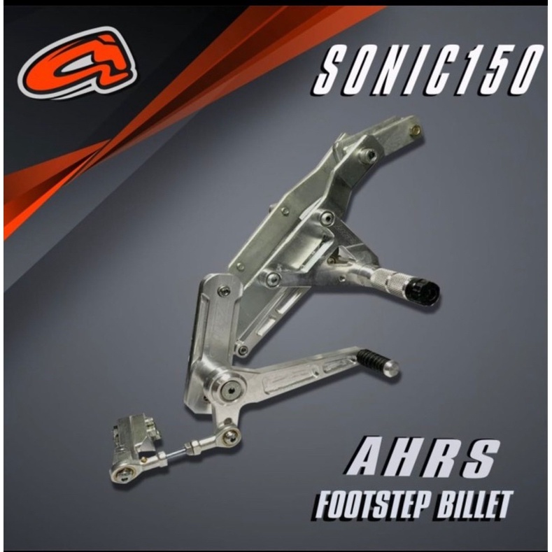 FOOTSTEP BILLET AHRS UNDERBONE SONIC, GTR untuk ROAD RACE atau harian
