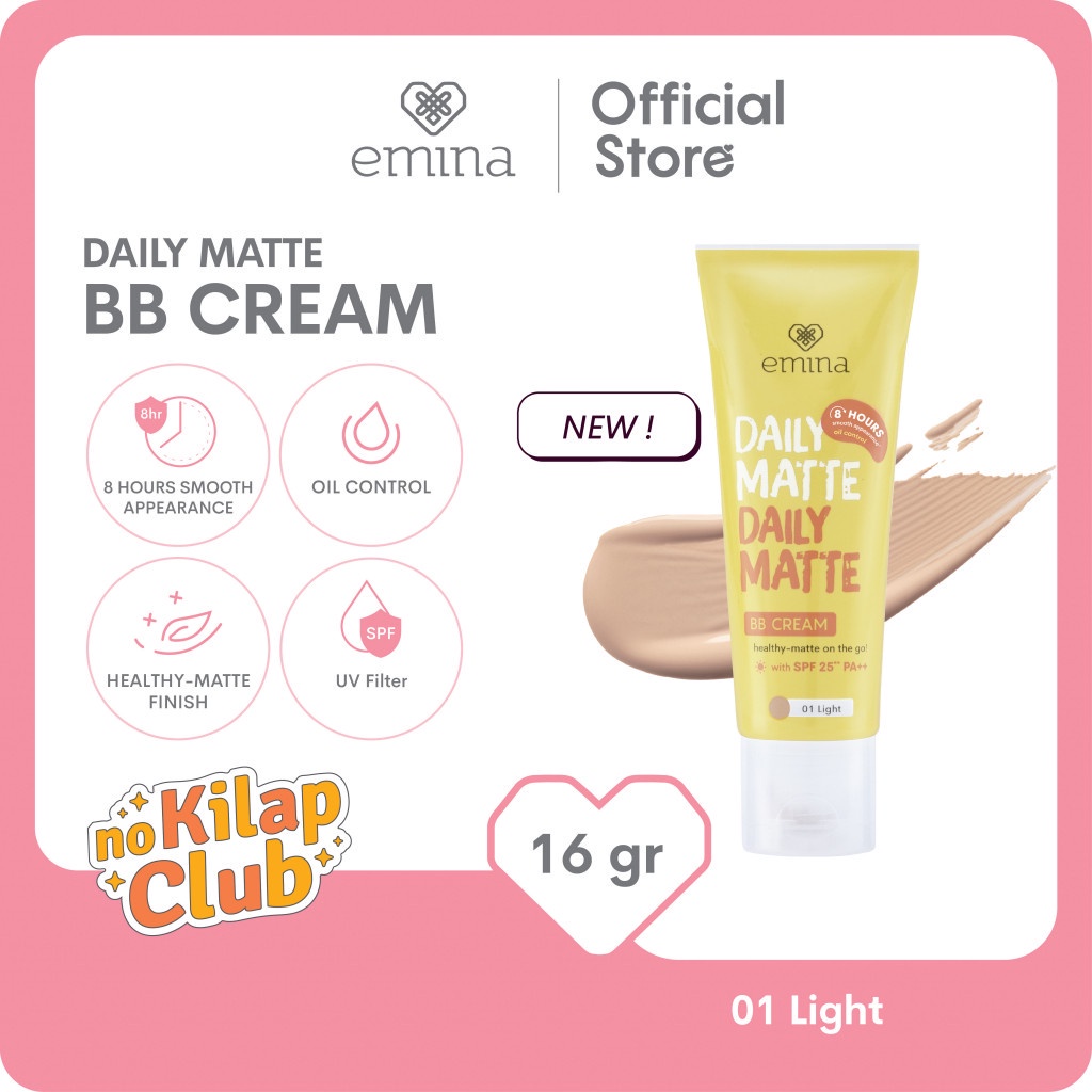 EMINA DAILY MATTE BB CREAM WITH SPF 25** PA++