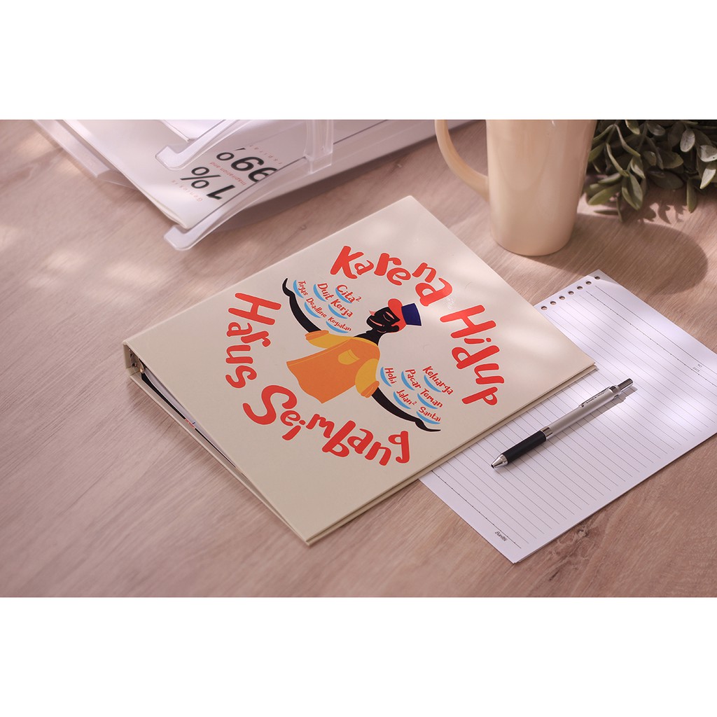 

[Zada] Bantex Multiring Binder 26 Ring 25mm B5 Karena Hidup 1328 29