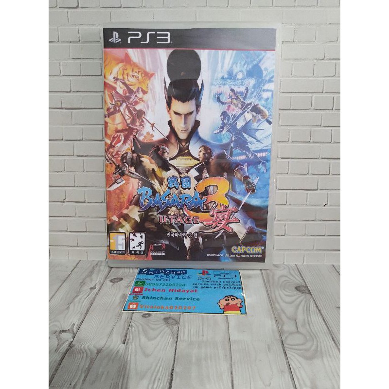 BD CD KASET ORIGINAL PS3 SENGOKU BASARA 3 UTAGE JPN Bahasa Jepang