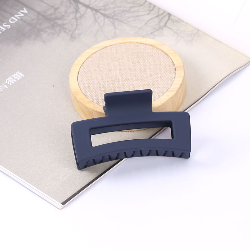 Korean Fashion Rectangular Frosted Clip Women Hair Claw Solid Color Retro Hair Clips Hair Accessory Sexy Girl Jewelry