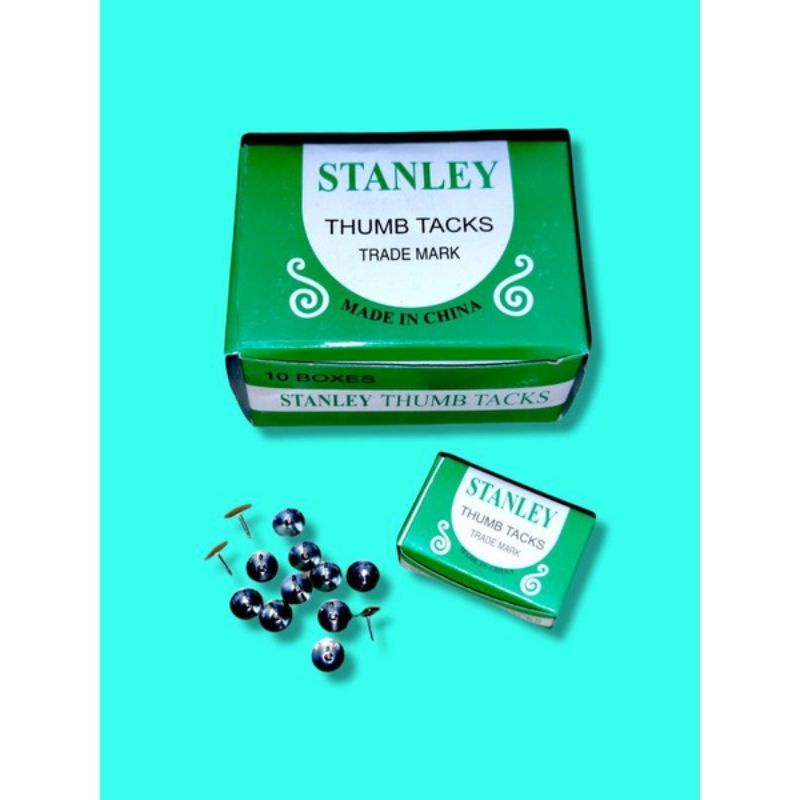 

Paku Payung / Push Pin merk Stanley Termurah dan Kuat Anti Karat (1 PACK Kecil)