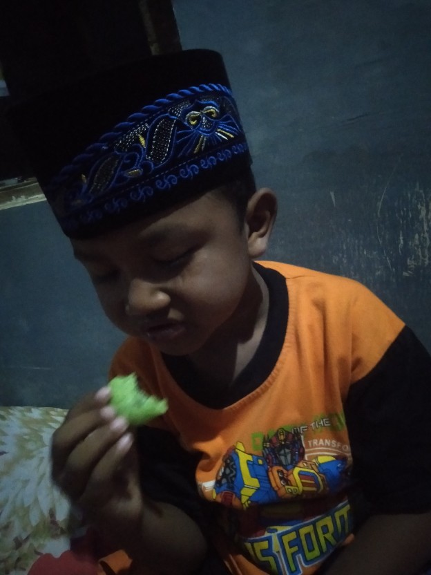 Peci Songkok Bordir Motif Batik Biru Coklat Peci Kopiah Dewasa Kopyah Anak Murah