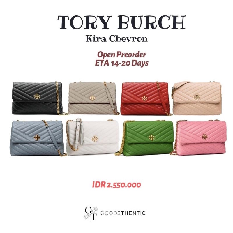 TORY BURCH KIRA CHEVRON