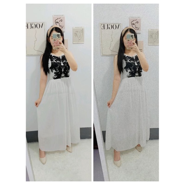 PRELOVED. LONG DRESS PARTY PESTA