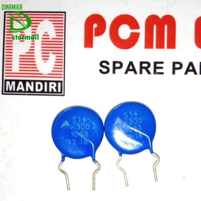 Varistor Znr Tnr S14 K300 S14 300 K 30014D 14 D Pcmelebik54 Dijamin