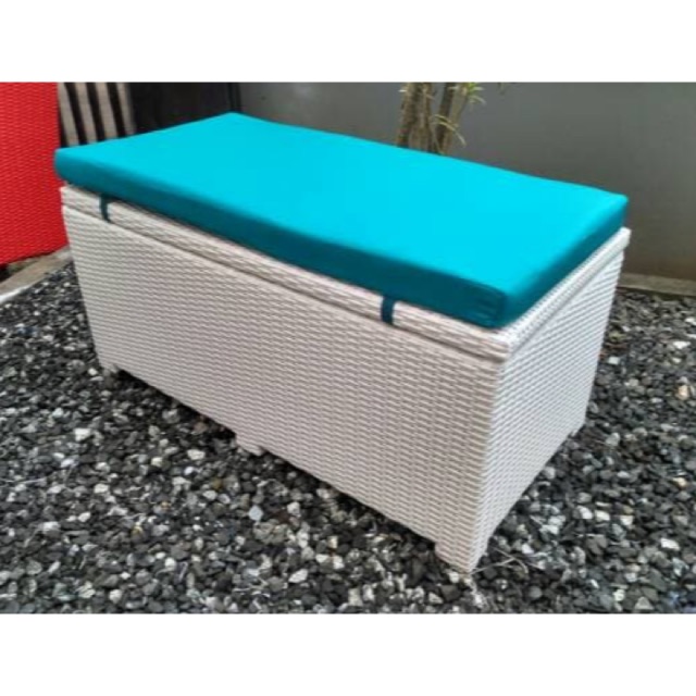 Sofa bench storage / sofa laci rotan