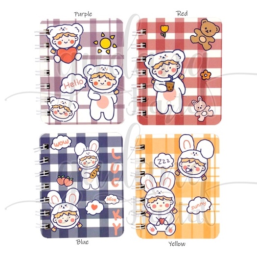 

Notebook A7 Spiral Sleepy Girl Buku Tulis Mini Kostum Tidur GH 308519