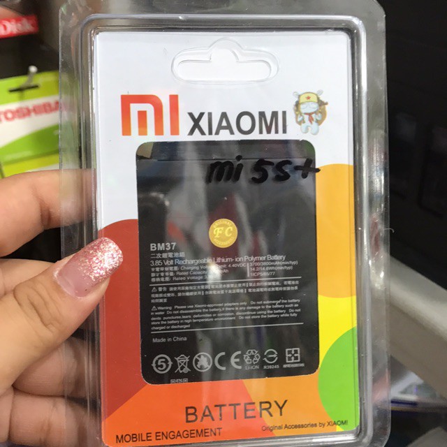 Baterai Xiaomi Mi5s+ / BM37 Original