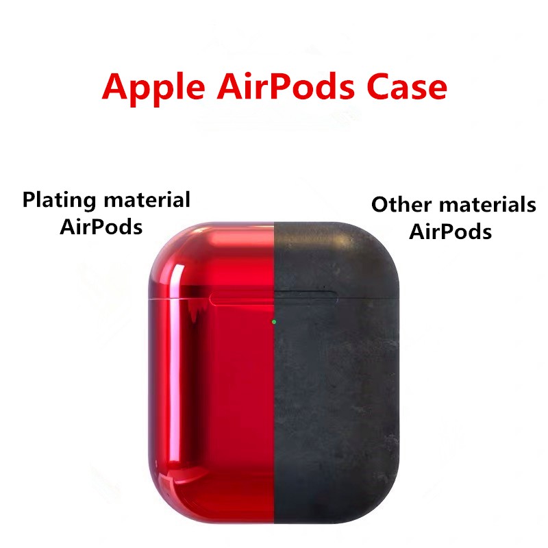 Casing Case Armor Electroplating TPU Slim Shockproof Tahan Lama untuk Apple airpods