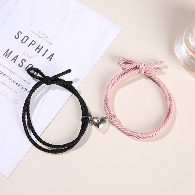 Gelang Couple Gelang Magnet Korea Gelang Pasangan 2 in 1 Magnet Indoberkah88