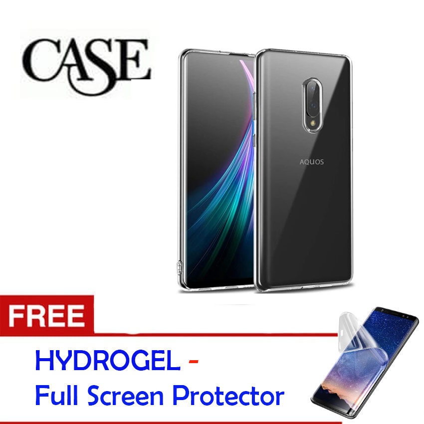 Clear Soft Case for Sharp Aquos Zero 2 2020 - SH-Z20 - 6.4 inch - Gratis Hydrogel