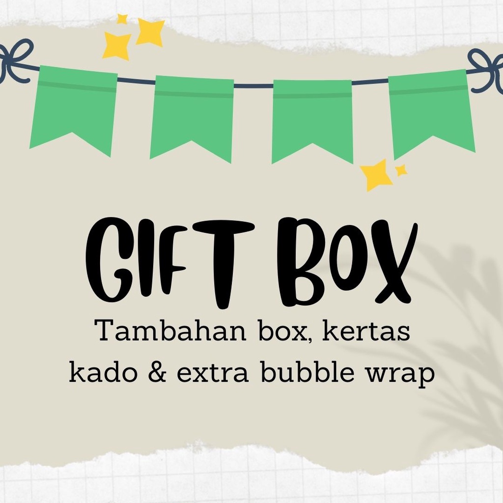 

PACKING TAMBAHAN - GIFT BOX | KERTAS KADO - BUBBLE WRAP - BOX KECIL - BOX BESAR