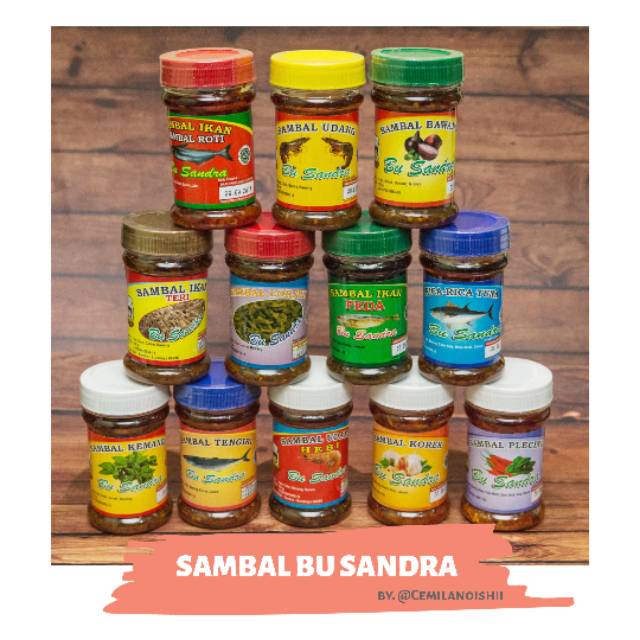 

{PROMO} Paket Sambal Bu. Sandra / Sambal / Cemilan / oleh-oleh
