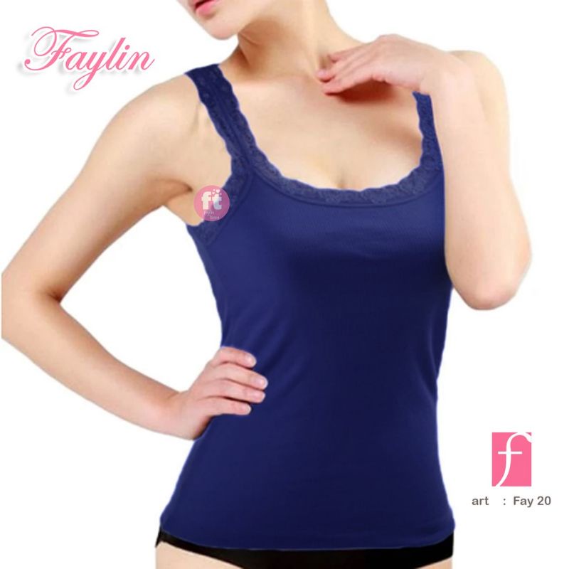 FAYLIN | Tank top Wanita RENDA Rayon Spandex/ Tank top L-XXL