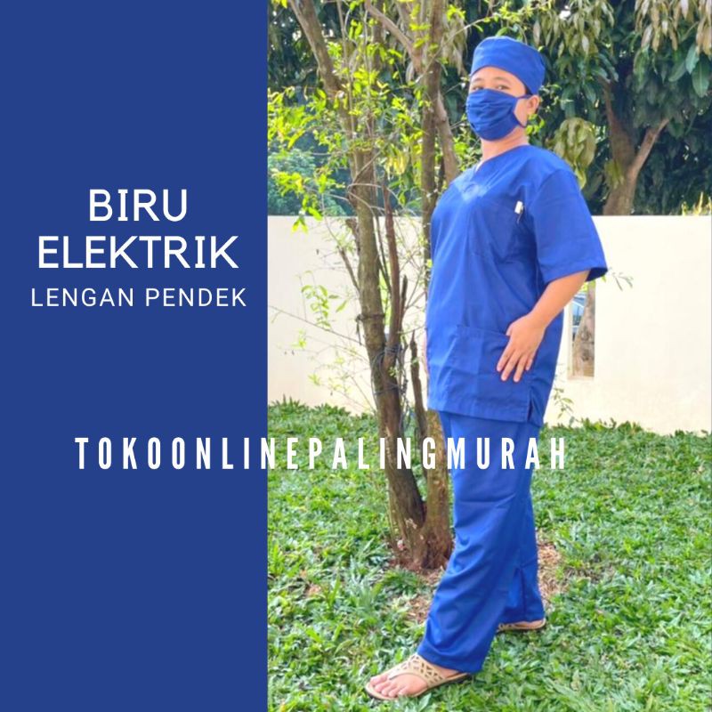 BAJU OKA MURAH LENGAN PENDEK B.AHAN TOYOBO / BAJU JAGA DOKTER / PER